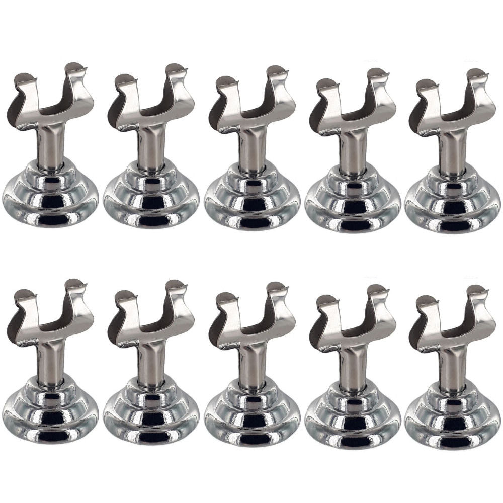 Mini Chrome Table Sign - Pack of 10