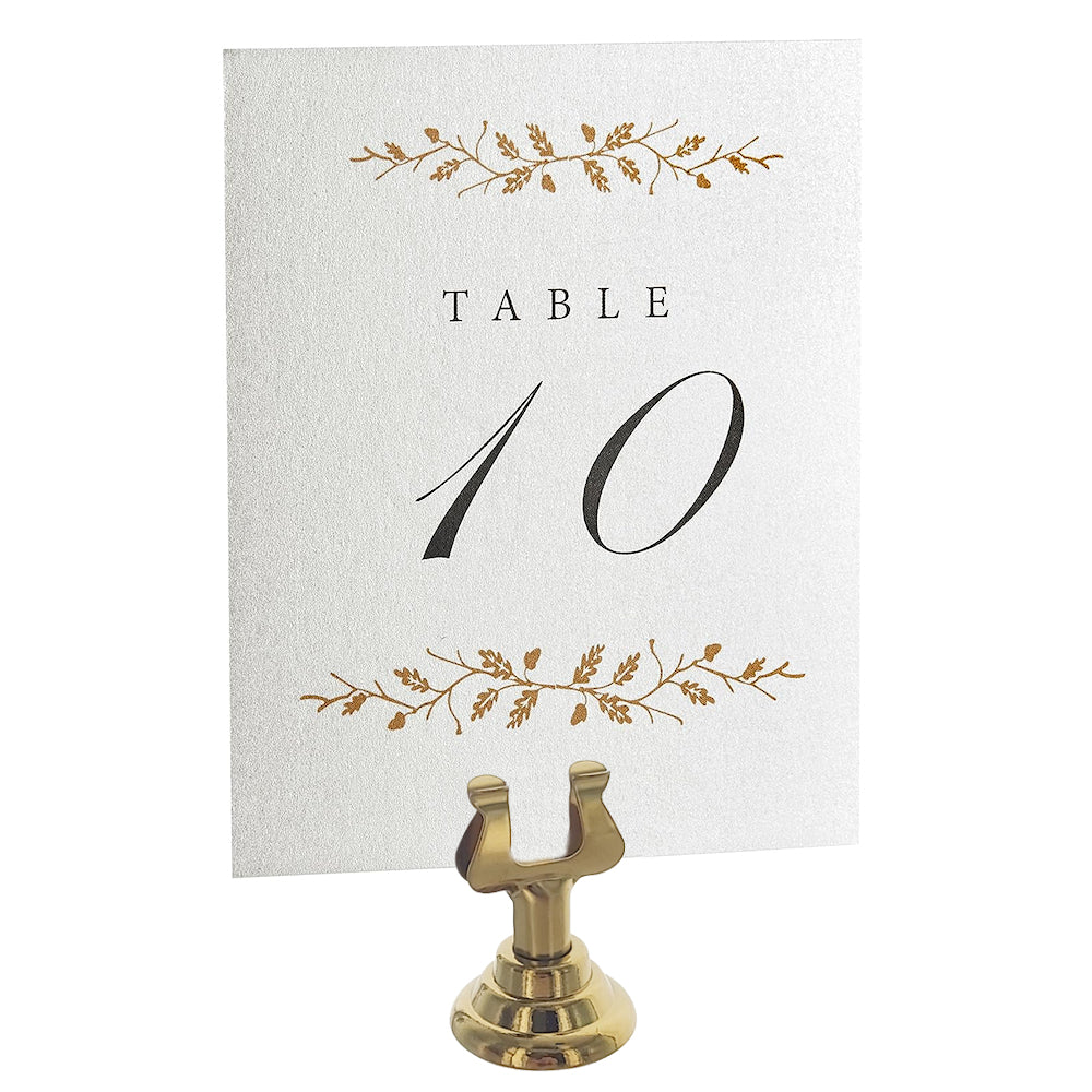 Mini Gold Table Sign - Pack of 10
